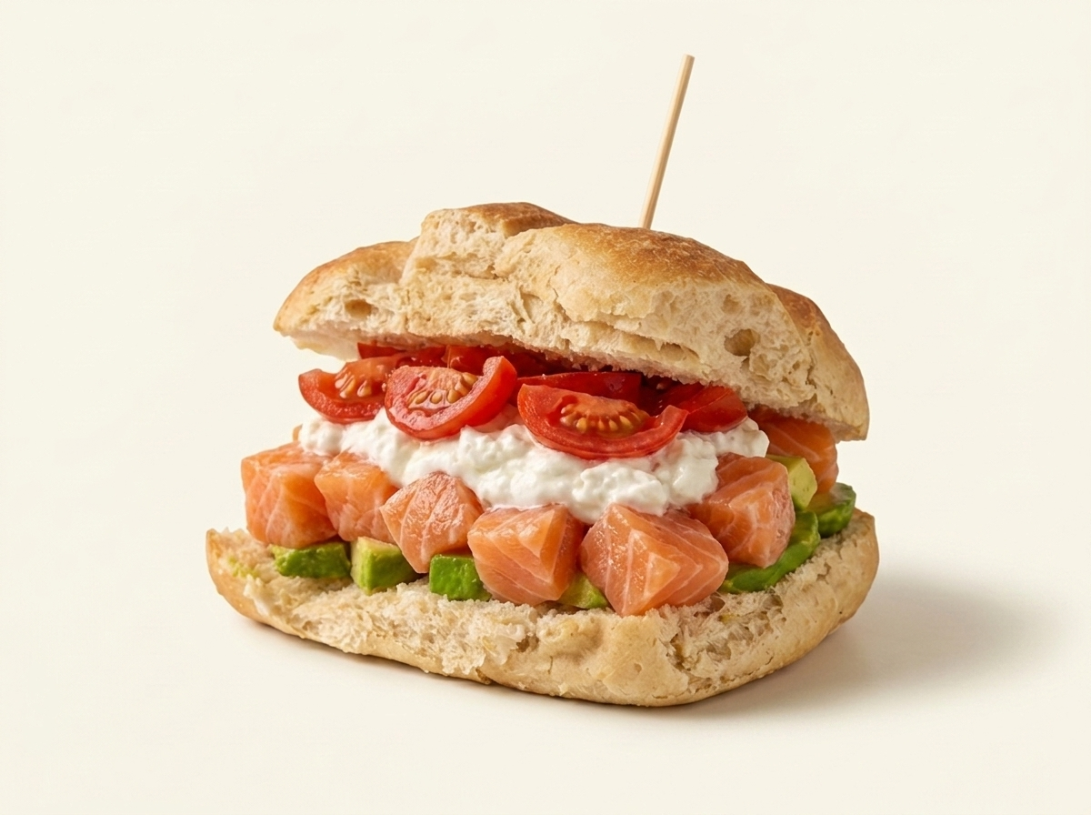 tartare di salmone di Fish Lab